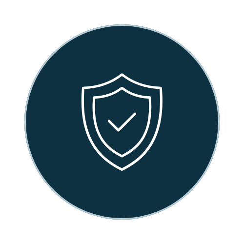 Compliance Officer Icon in Gray Blue